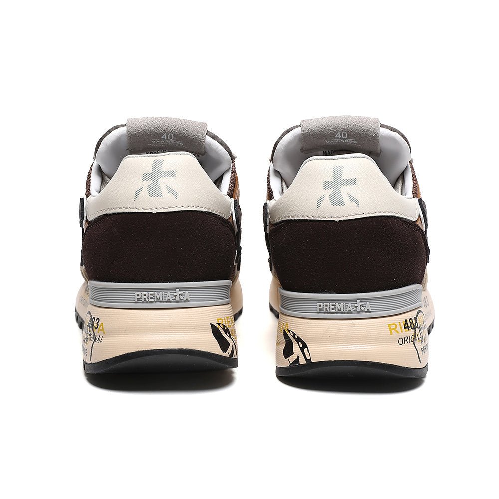 Premiata Mick sneakers beige marrone nero - VIBES MILANO