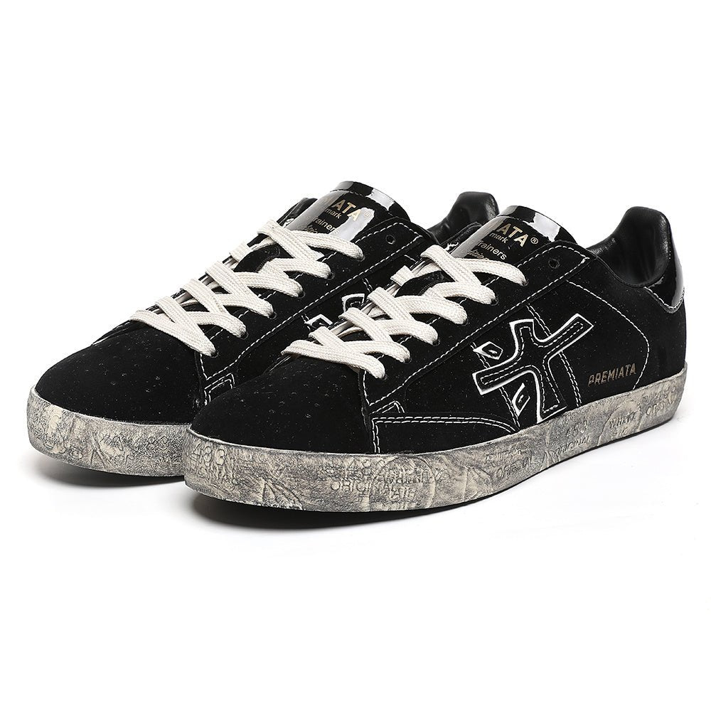 Premiata Steven sneakers pelle black - VIBES MILANO