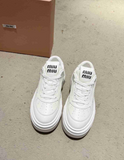 Miu Miu sneakers bianche in vera pelle