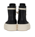 Rick Owens Sneakers alte in pelle con suola rialzata
