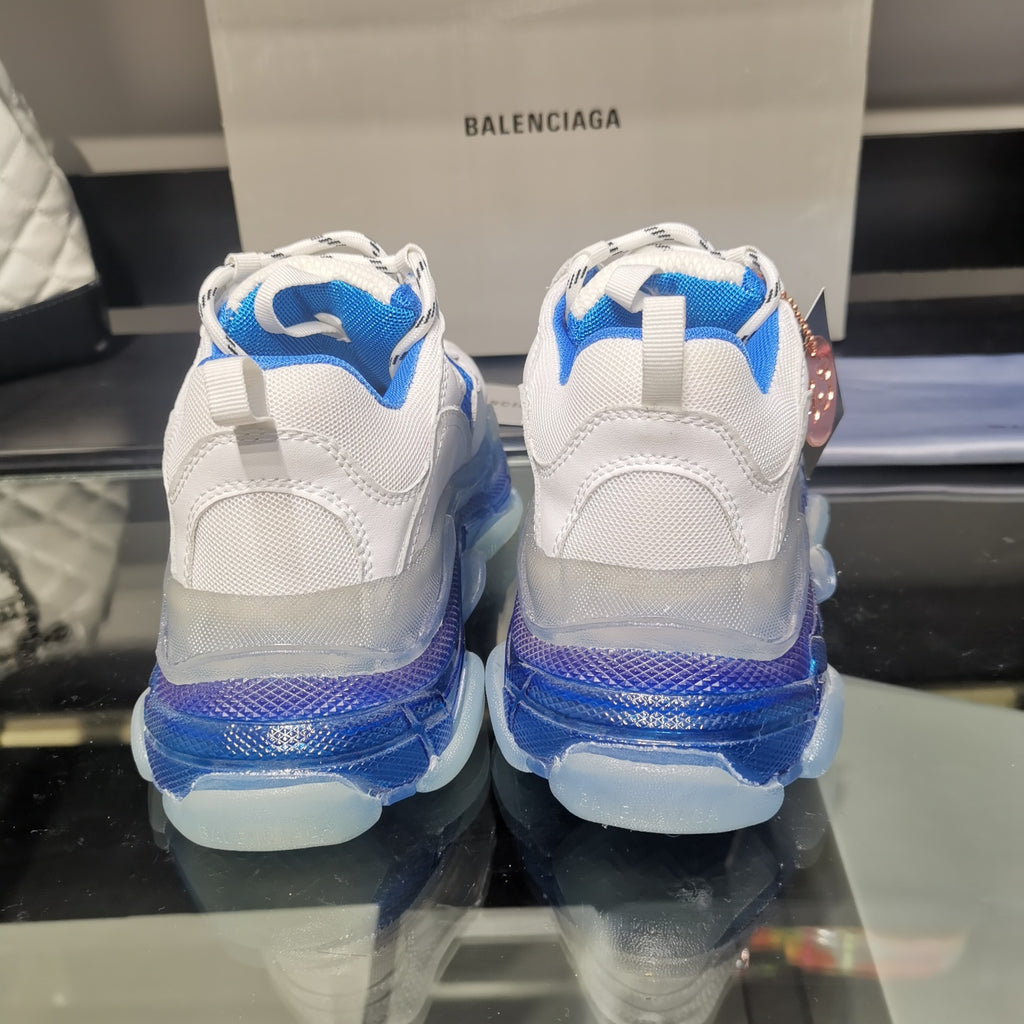 Balenciaga Triple S sneakers white transparent bottom