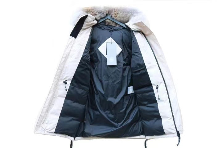 Canada Goose Macculloch parka Black Label bianco