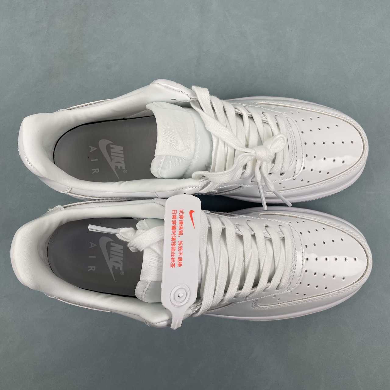 Nike Air Force 1 Low White Patent Leather - VIBES MILANO