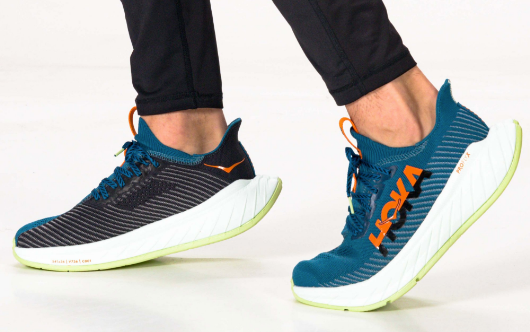 Hoka One One Carbon X3 blu