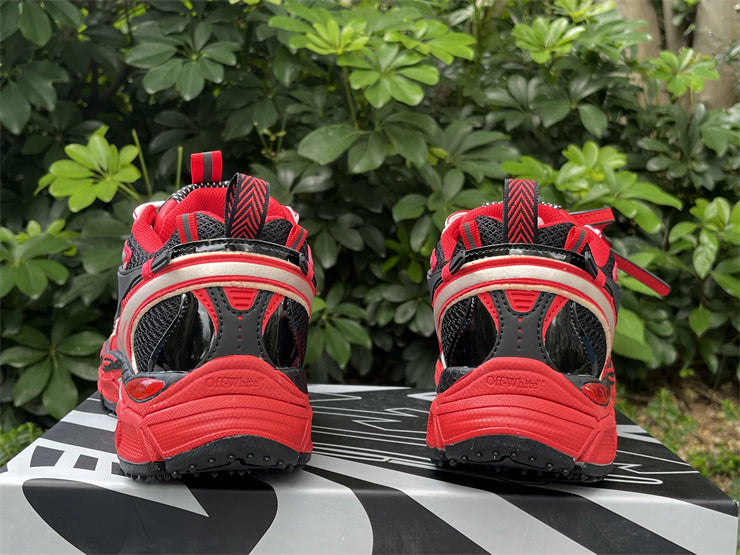 OFF-WHITE C/O VIRGIL ABLOH BE RIGHT BACK SNEAKER - BLACK/RED