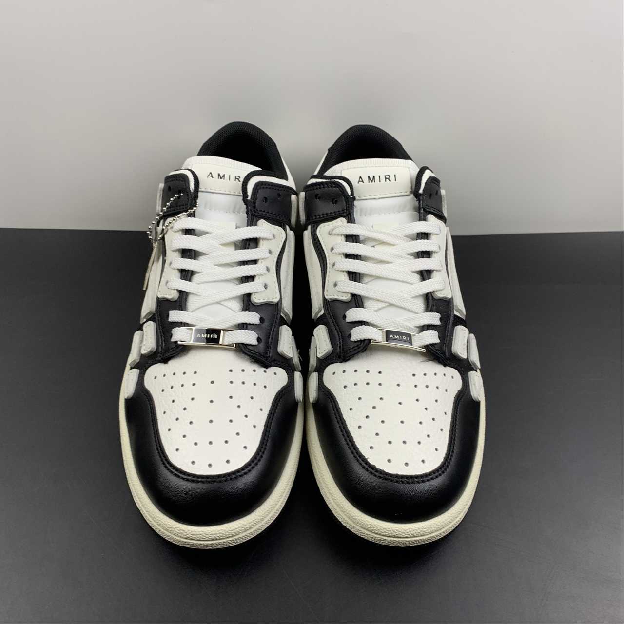 Amiri Skeleton Top Low bianco nero