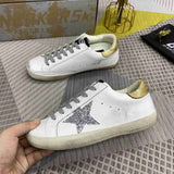 Golden Goose Hi STAR platform bianco e inserti dorati