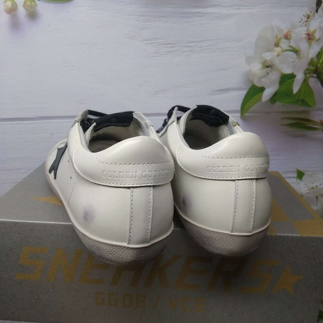 Golden Goose Superstar nappa bianca