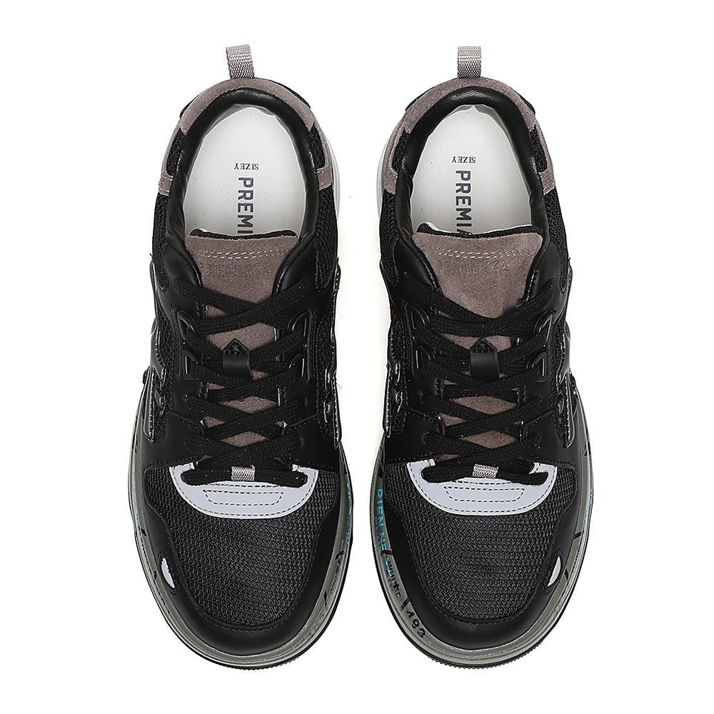 Premiata Drake sneakers in pelle nera - VIBES MILANO