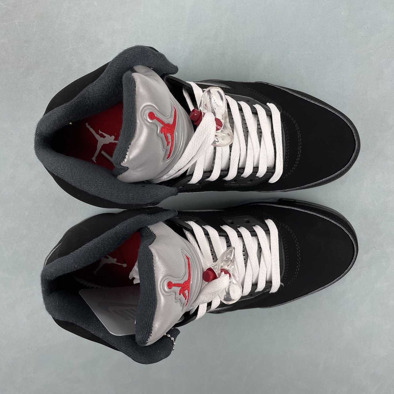 Nike Air Jordan 5 Retro Black Metallic Reimagined - VIBES MILANO