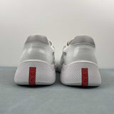 Prada sneakers America's Cup in vernice e tessuto bike bianco