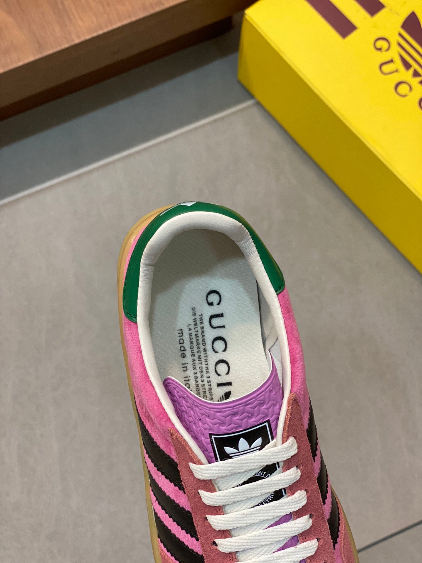 Adidas Gazelle x Gucci Pink