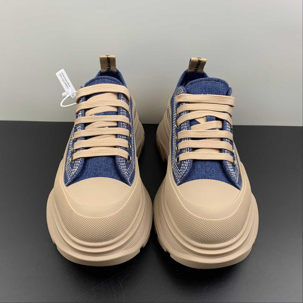 Alexander McQueen Tread Slick Cream Canvas sneakers