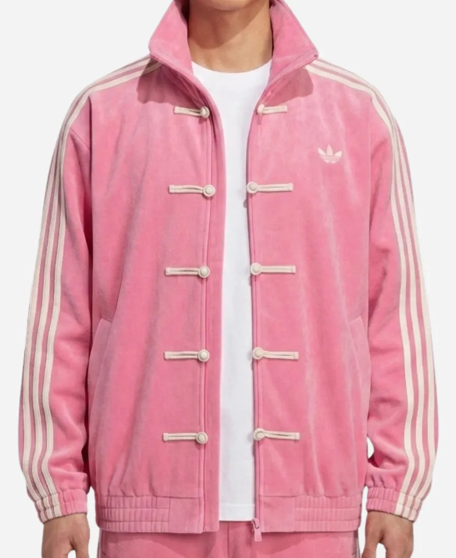 Adidas Tang Jacket felpa Chinese New Year Pink Velvet