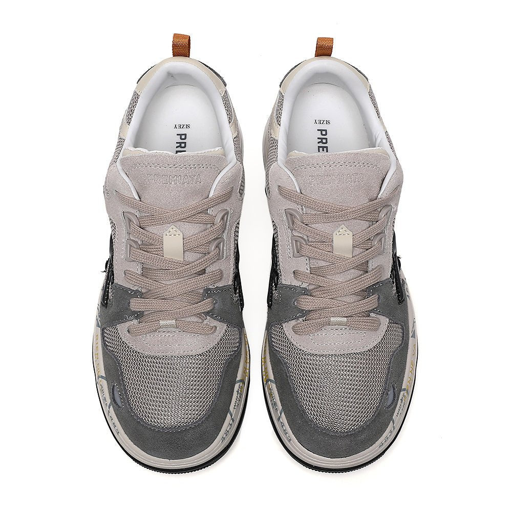 Premiata Drake sneakers in suede taupe - VIBES MILANO