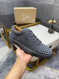 Christian Louboutin sneakers Grey Louis Junior Spikes Suede
