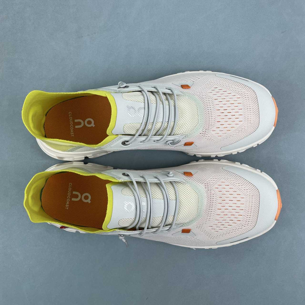 On Cloud 6 Coast sneakers da running e streetwear grey green - VIBES MILANO