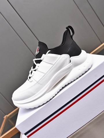 Moncler unisex white sneakers