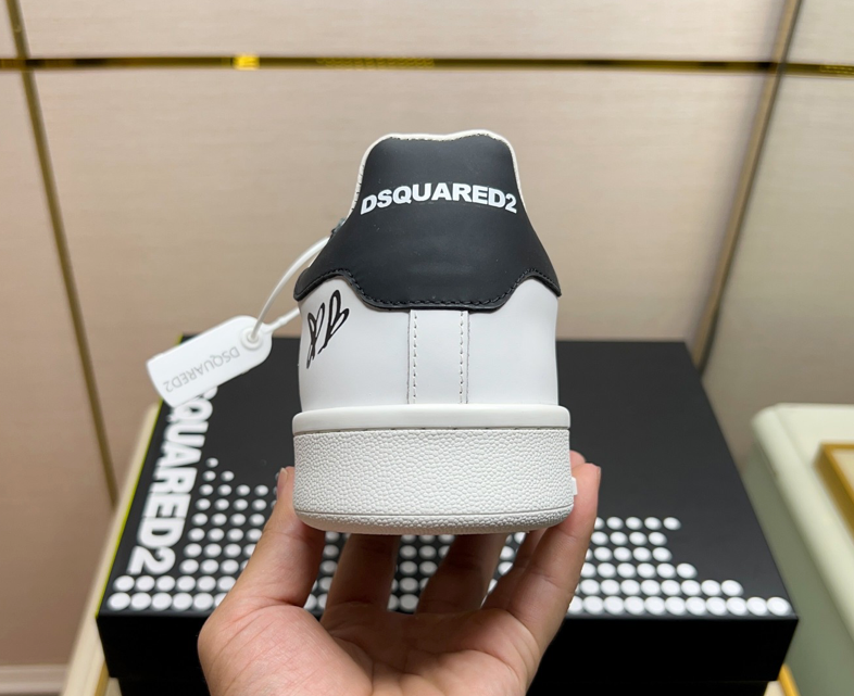 Dsquared2 Boxer sneakers bianco