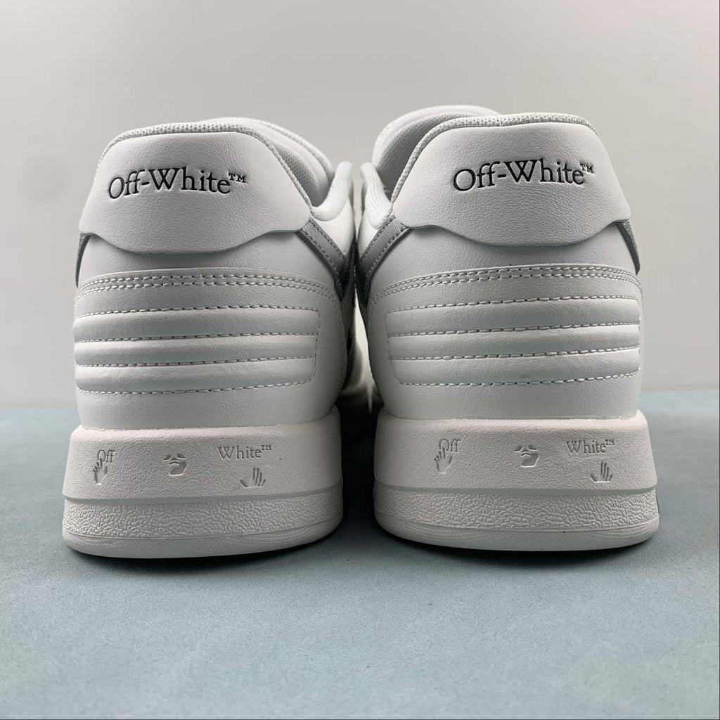 Off- White OOO Out Of Office sneakers Low Tops Bianco argento