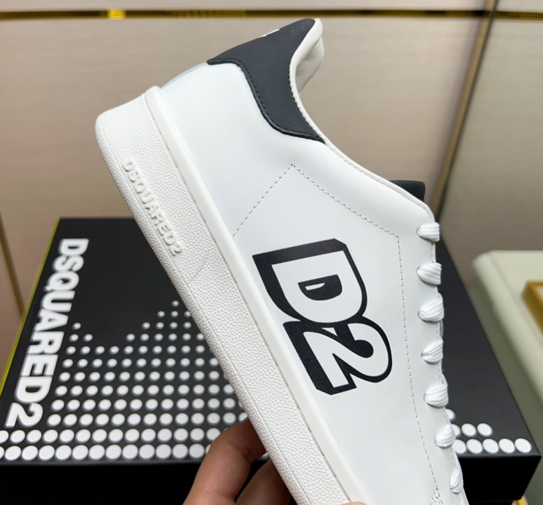 Dsquared2 Boxer sneakers bianco Power D2