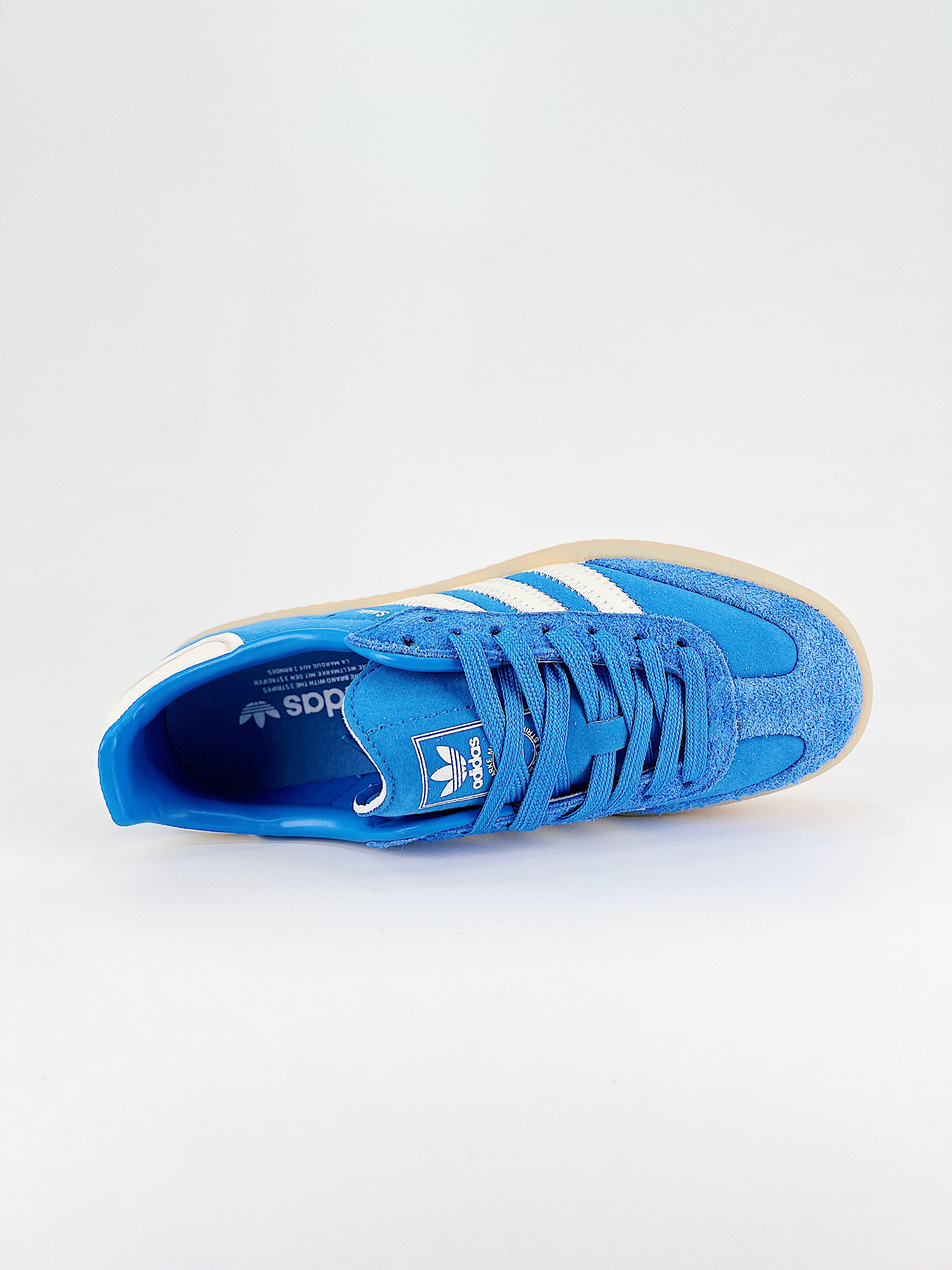 Adidas Sambae blue suede
