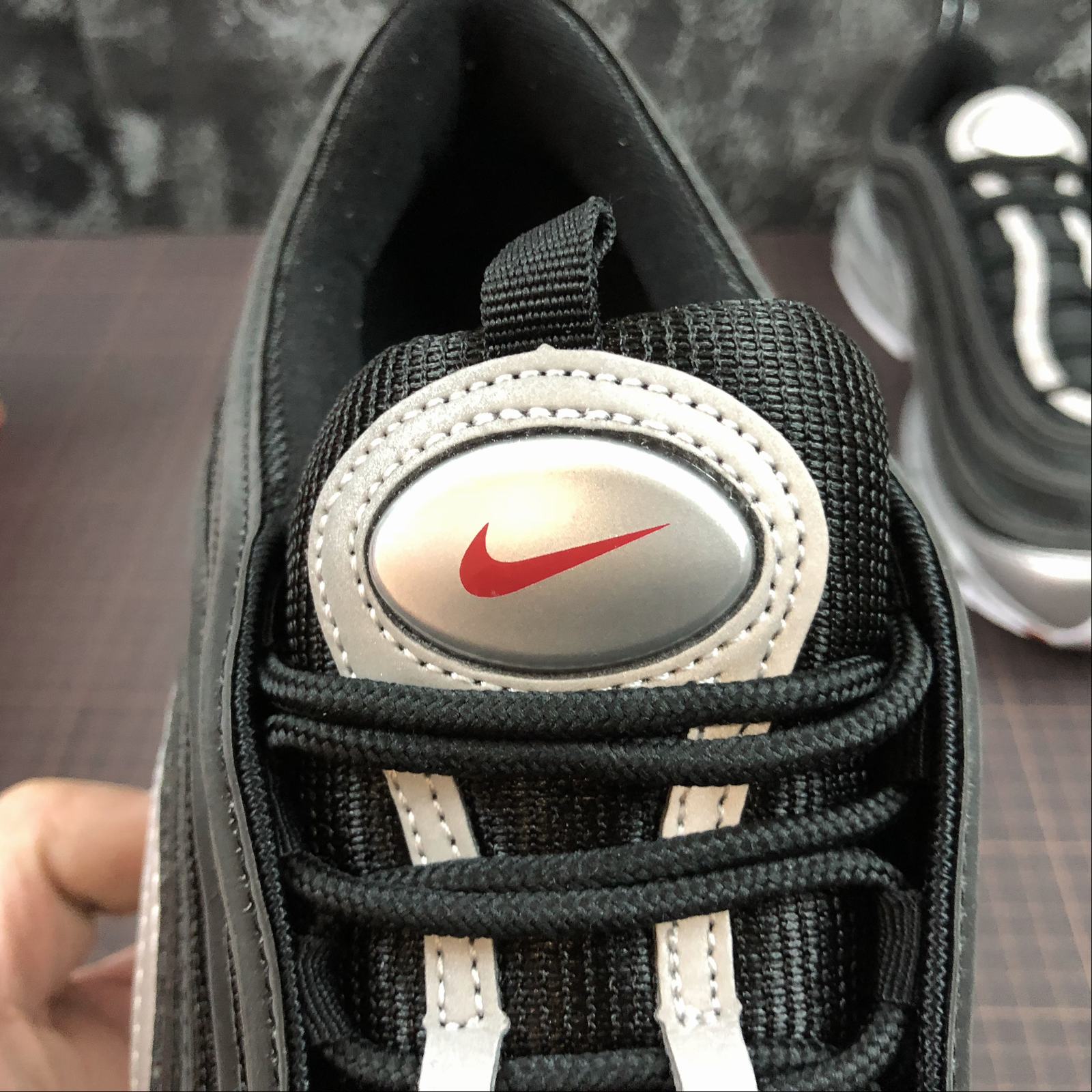 Nike Air Max 97 QS Black & Varsity Red & Silver