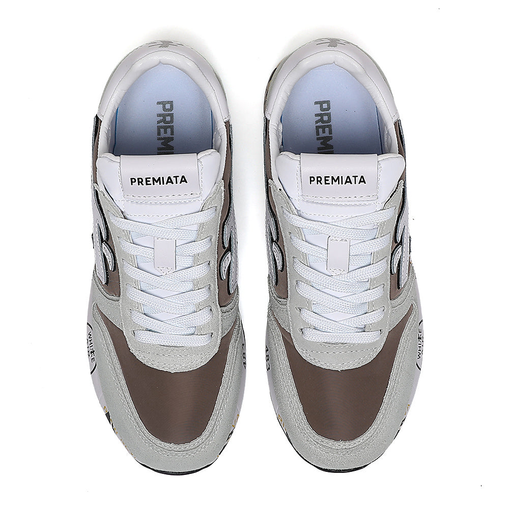Premiata Mick sneakers grigio marrone
