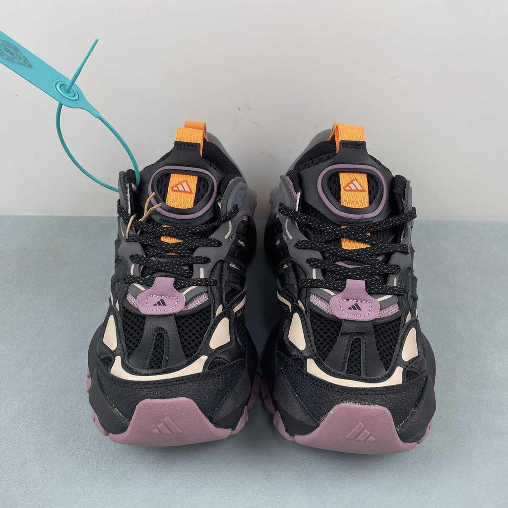 Adidas XLG Runner Deluxe sneakers core black pink orange grey