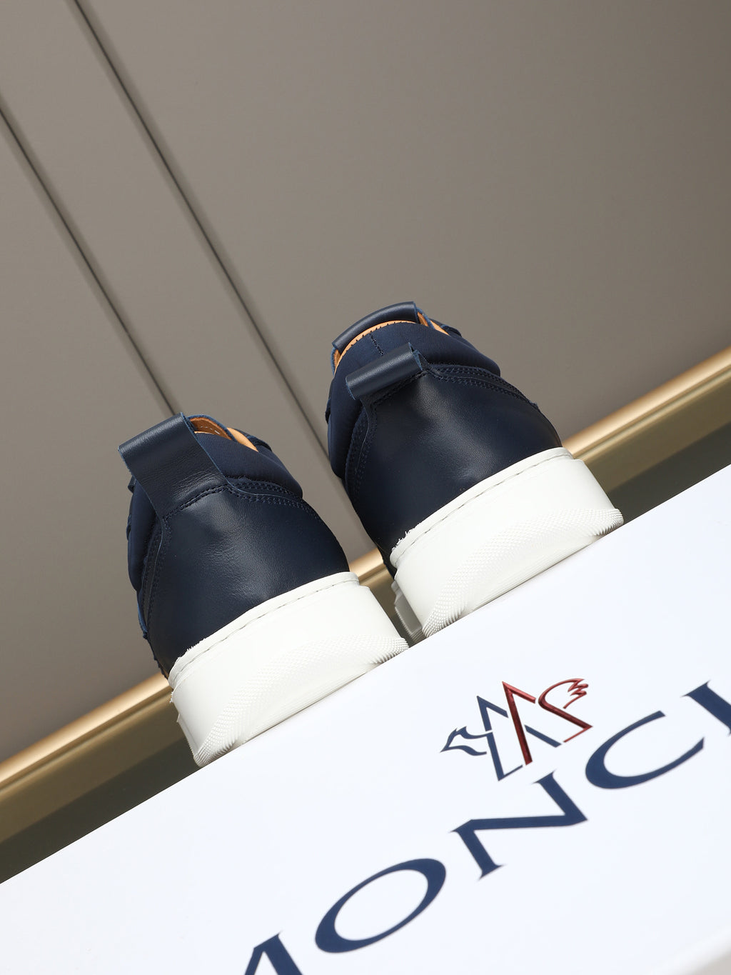 Moncler unisex white sneakers