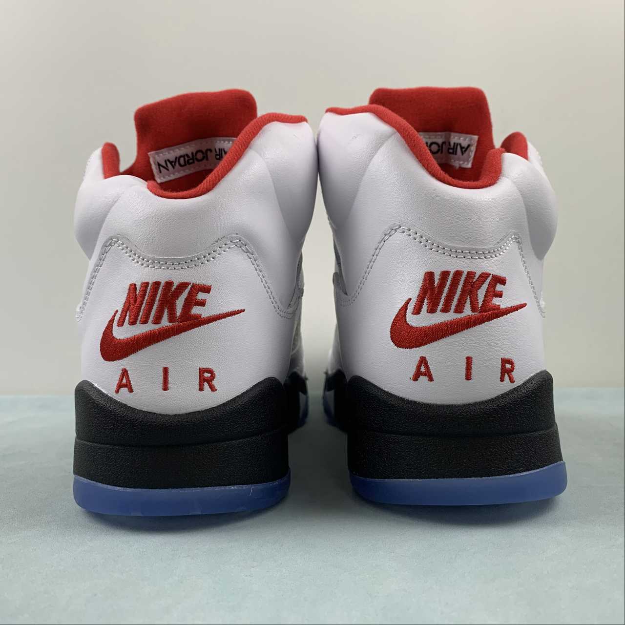 Nike Air Jordan 5 Retro Fire Red Silver Tongue - VIBES MILANO