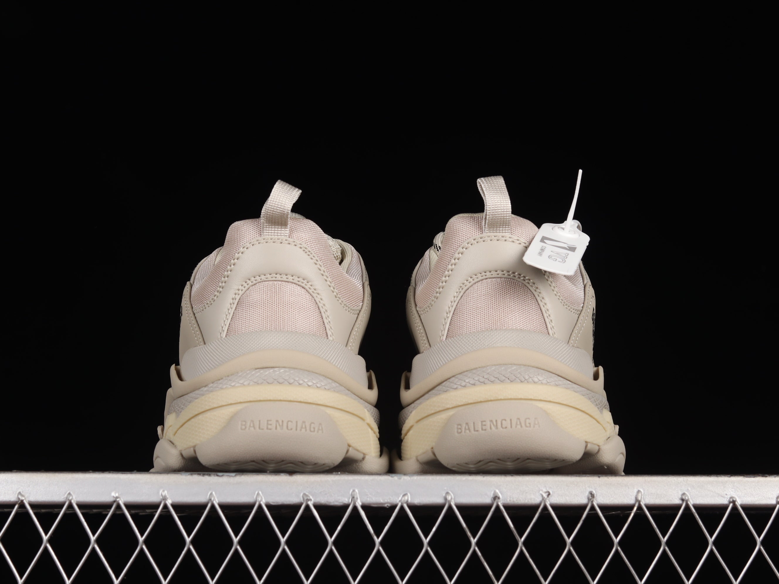 Balenciaga Triple S sneakers white transparent bottom