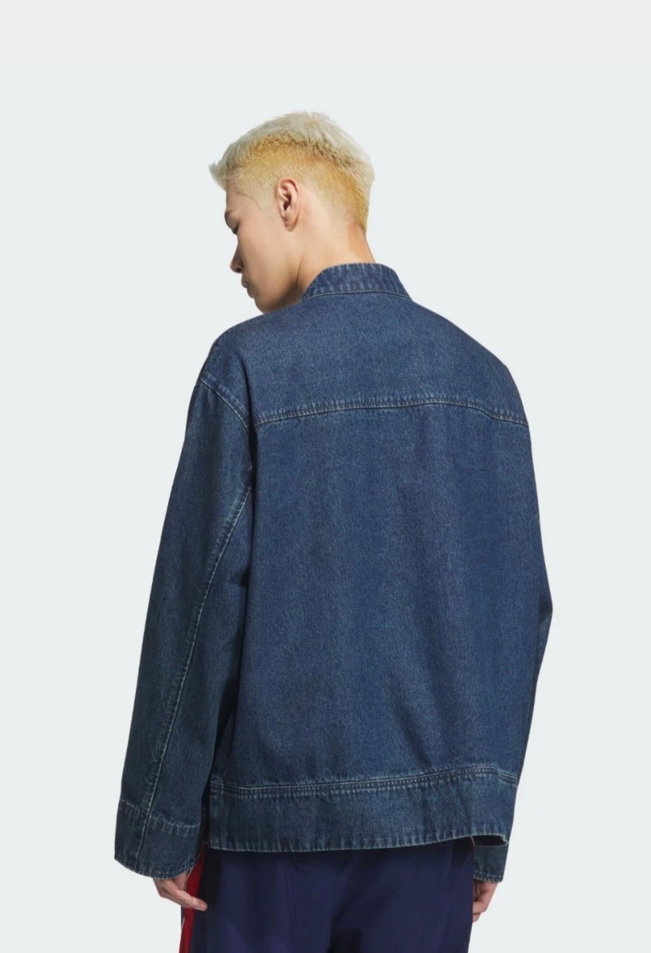 Adidas Chinese Track Top 3.0 giacca in denim blue - VIBES MILANO