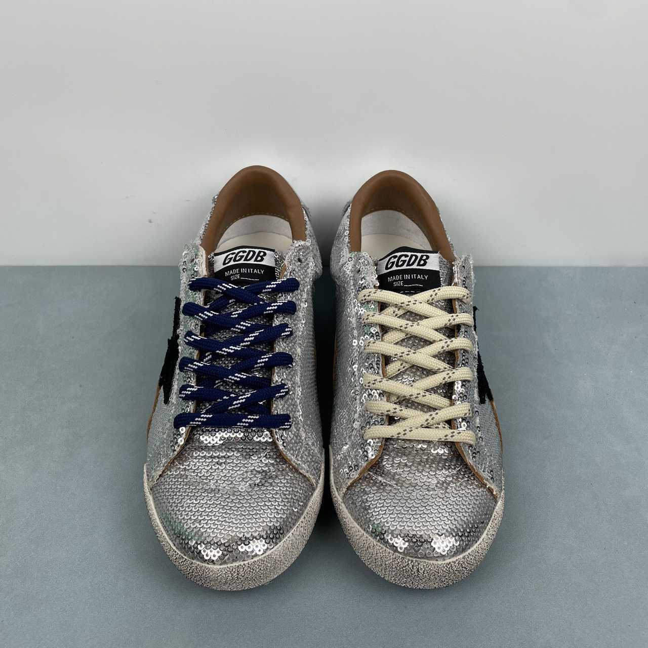 Golden Goose True - Star sneakers in paillettes argento - VIBES MILANO