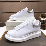 Alexander McQueen sneakers suola oversize bianco silver