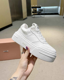 Miu Miu sneakers bianche in vera pelle