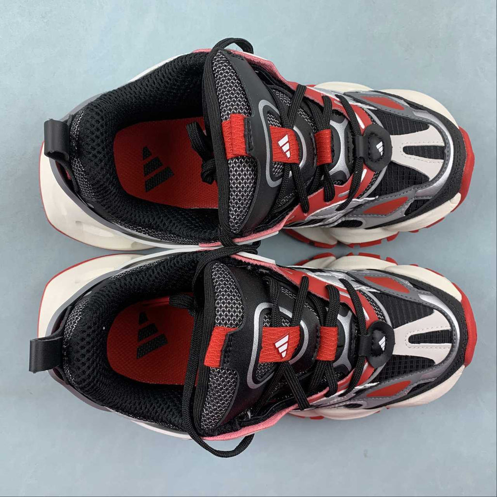 Adidas XLG Runner Deluxe sneakers black silver red - VIBES MILANO