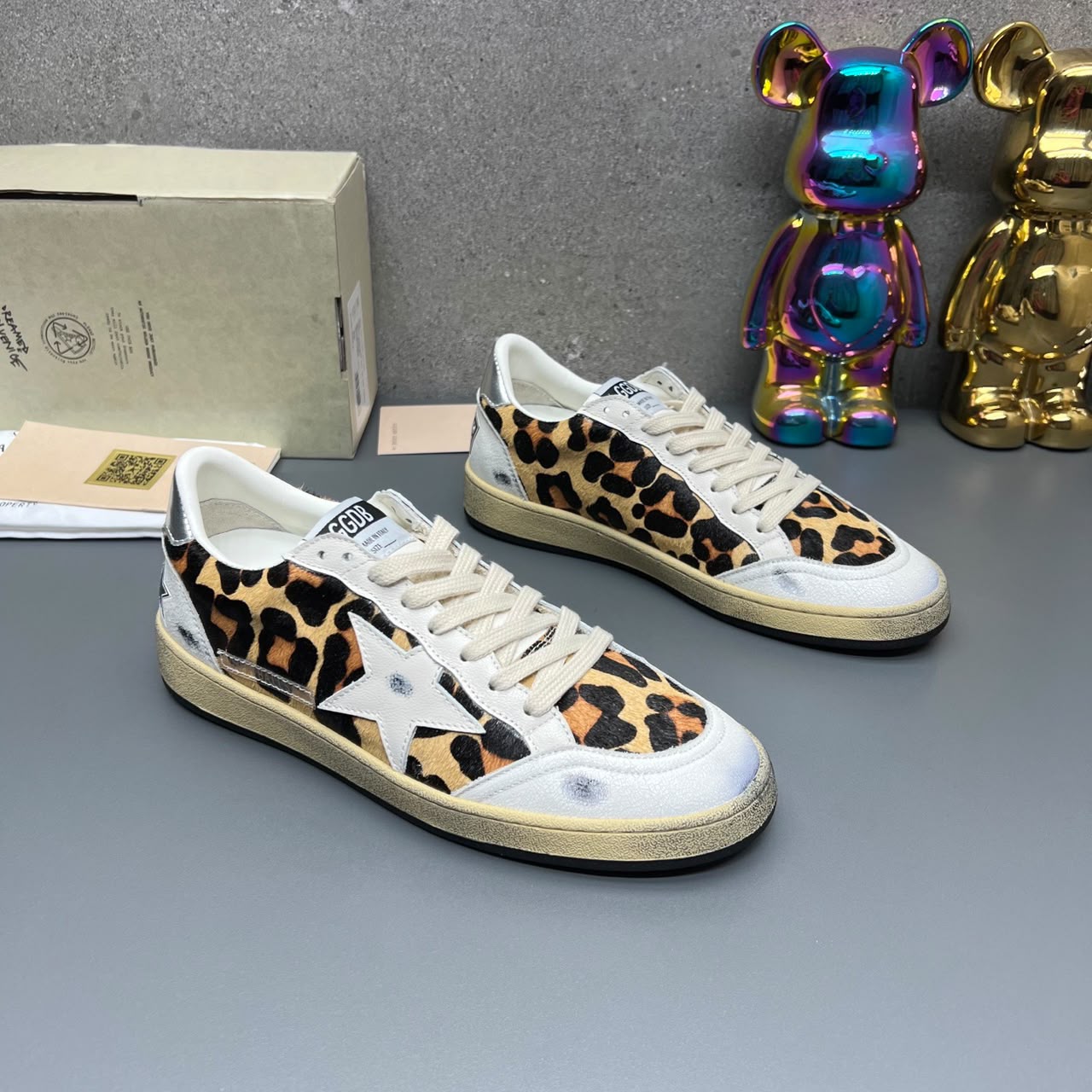 Golden Goose Ball Star low-top animalier