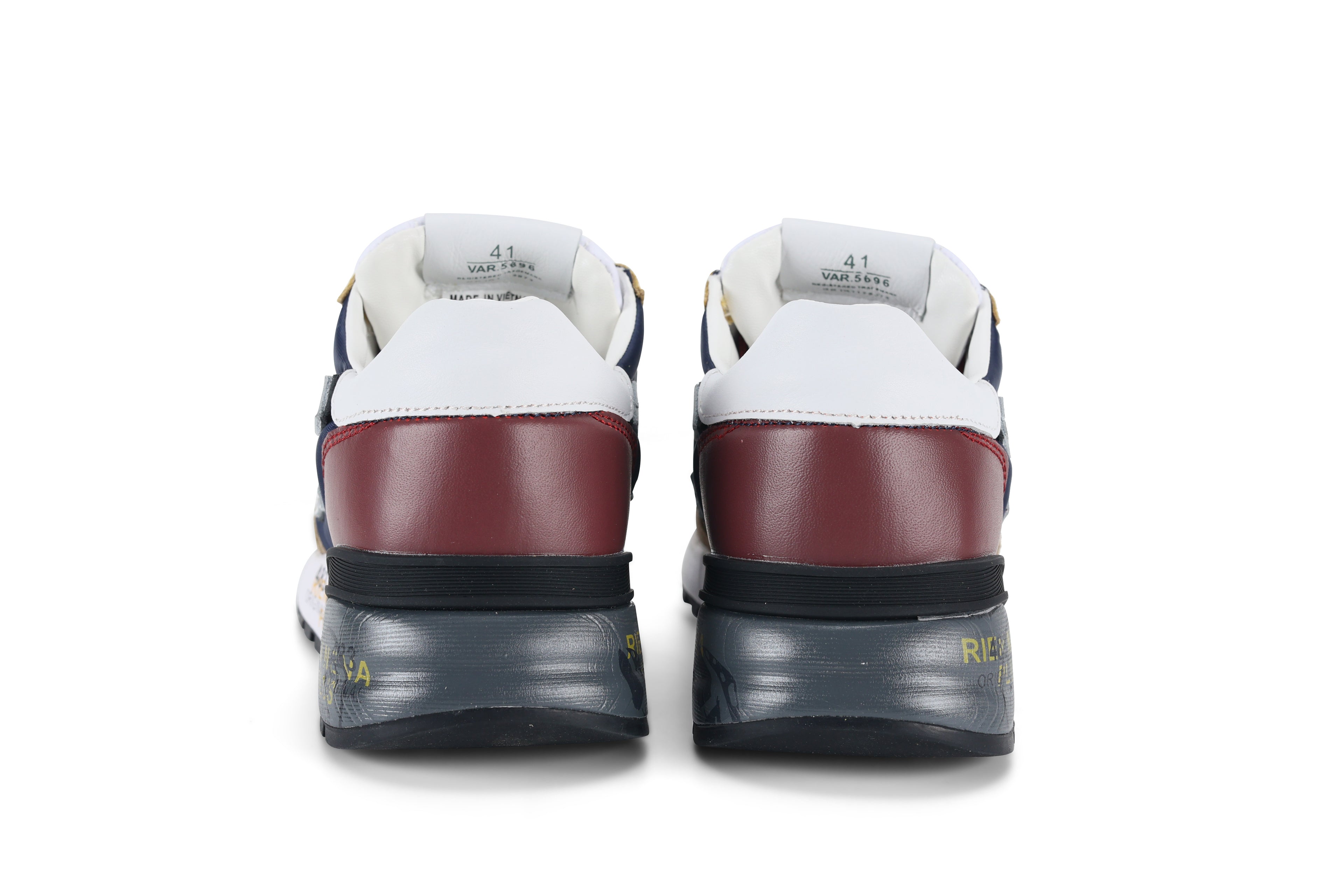 Premiata Mick sneakers blu beige giallo