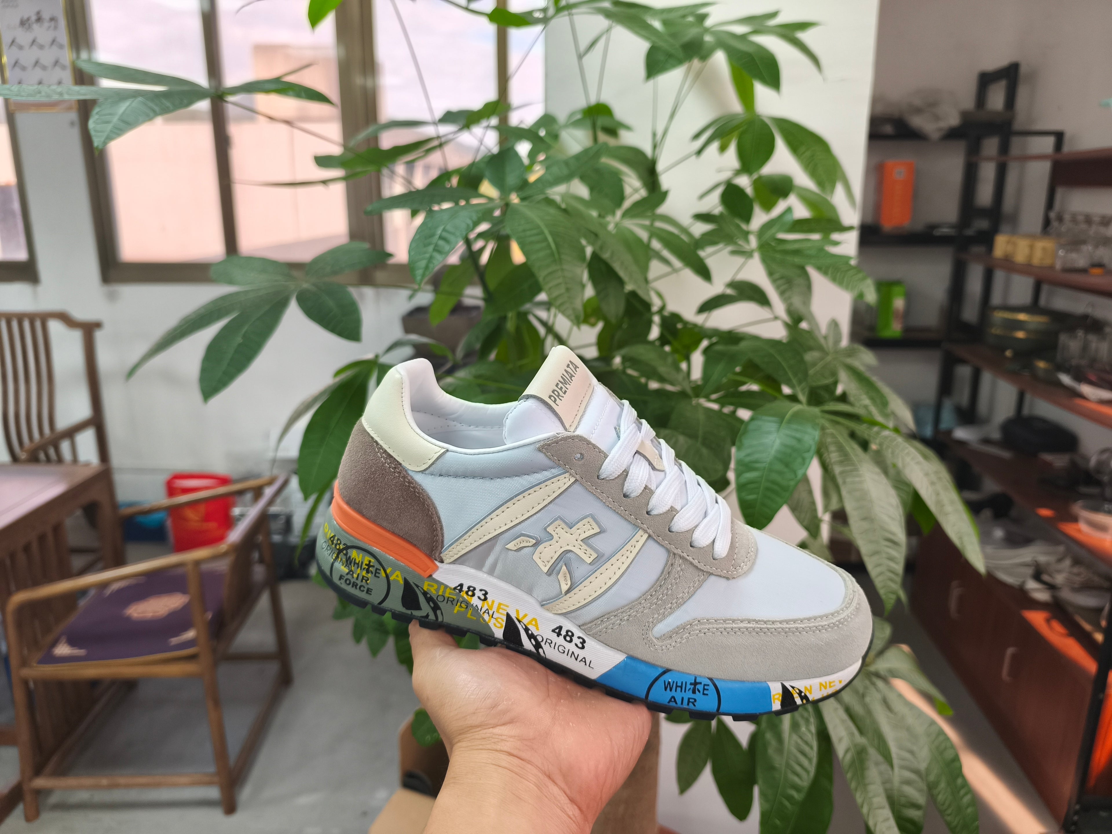 Premiata Mick black sneakers