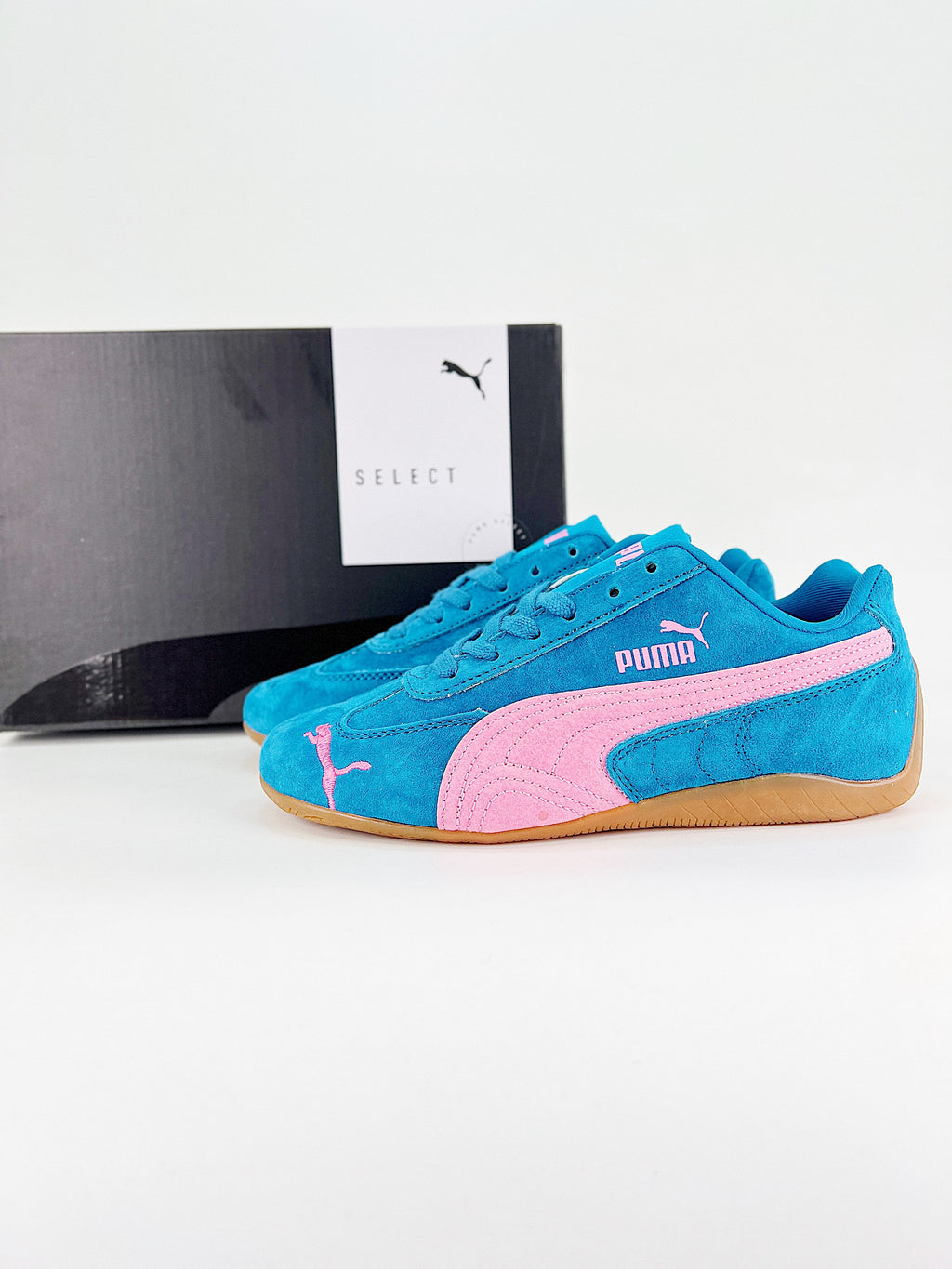 Puma Speedcat OG azzurro rosa donna
