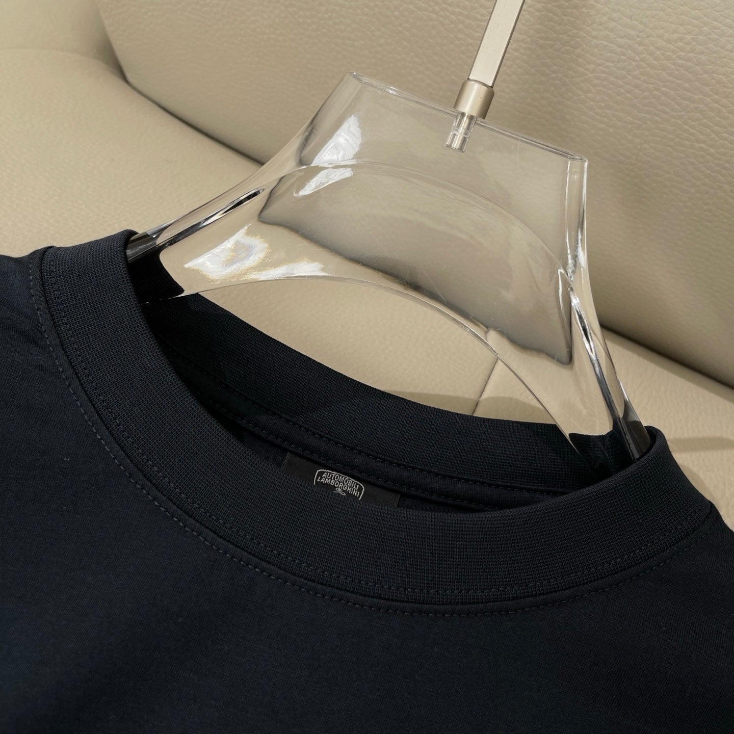 BALENCIAGA X LAMBORGHINI T-SHIRT OVERSIZE NERO DÉLAVÉ
