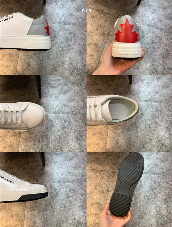 Dsquared2 sneakers basso bianco