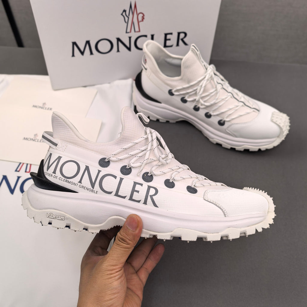 Moncler unisex white sneakers
