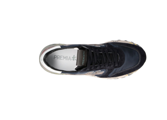 Premiata Mick sneakers blu inserto taupe