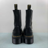 DR. MARTENS Anfibi Sinclair Hi Max in pelle martellata