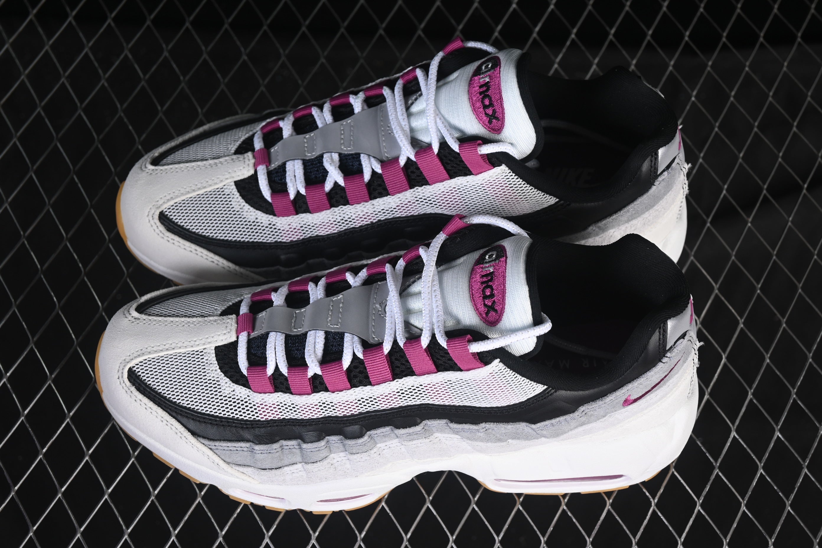 Nike Air Max 95 summit white and cactus flower