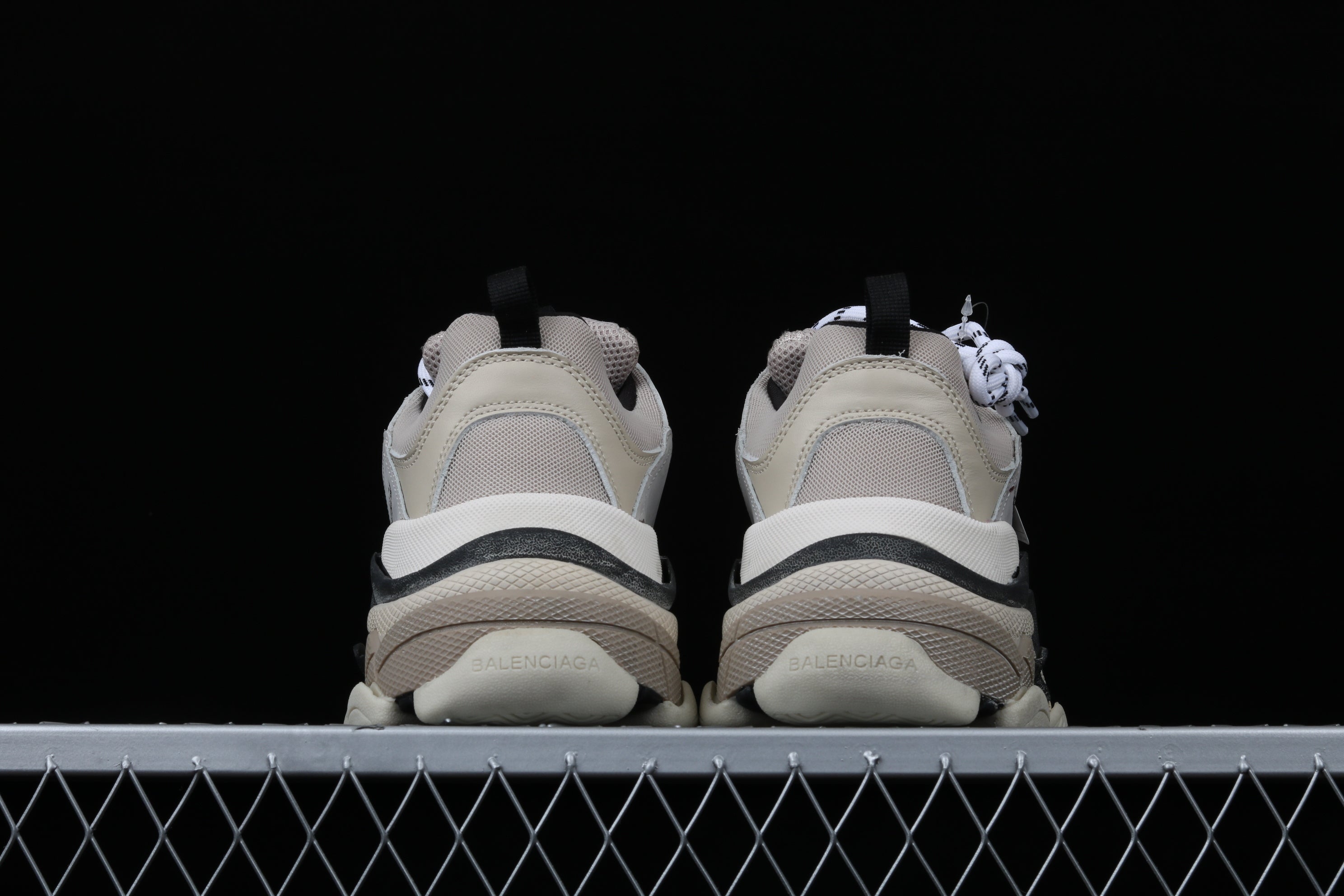 Balenciaga Triple S sneakers white transparent bottom