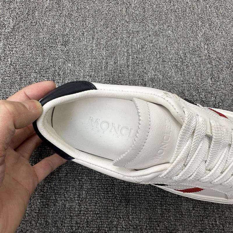 Moncler unisex white sneakers