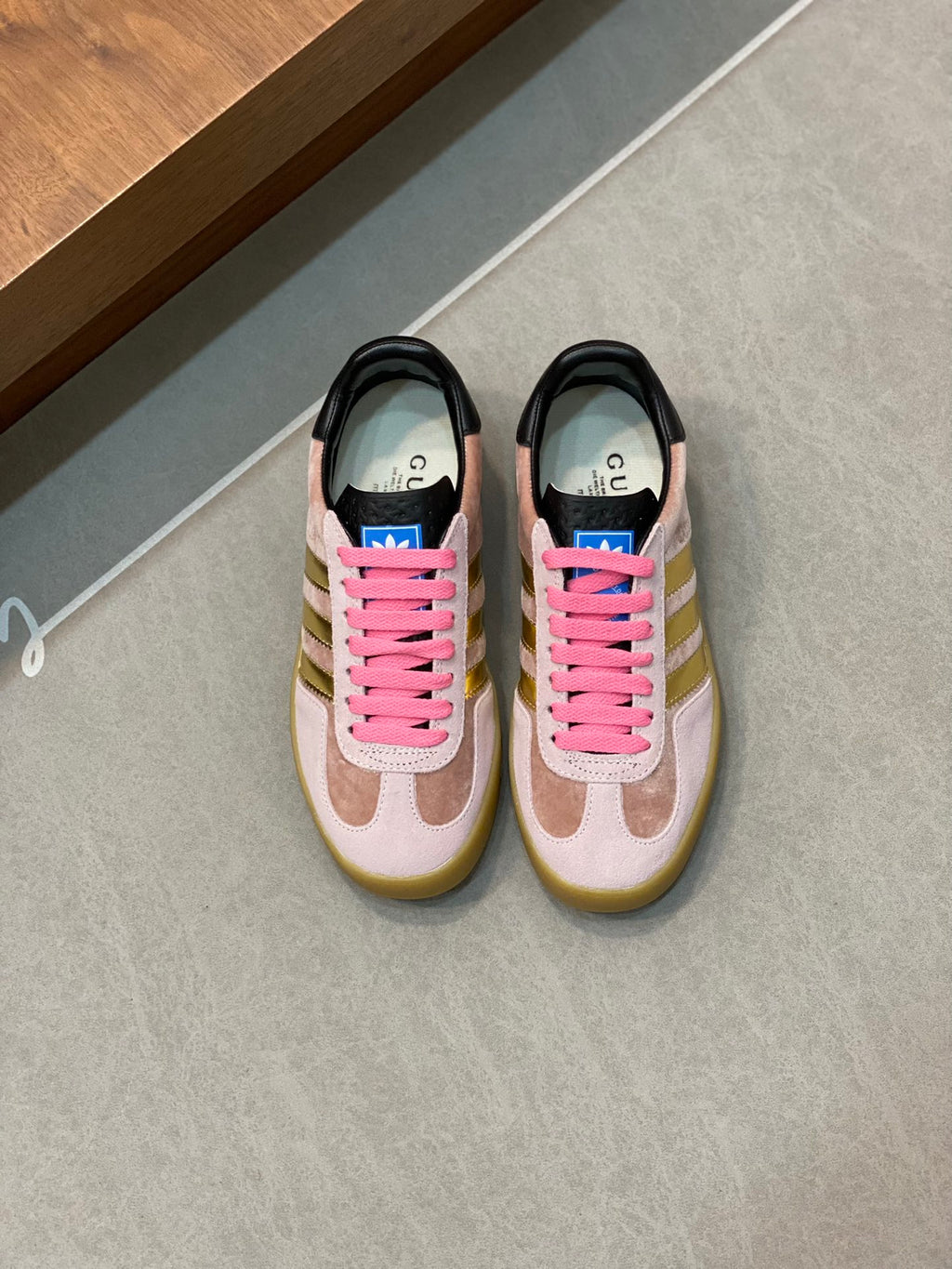 Adidas x Gucci Gazelle Pink Velvet - VIBES MILANO